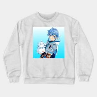 Cute Boy Game Art Crewneck Sweatshirt